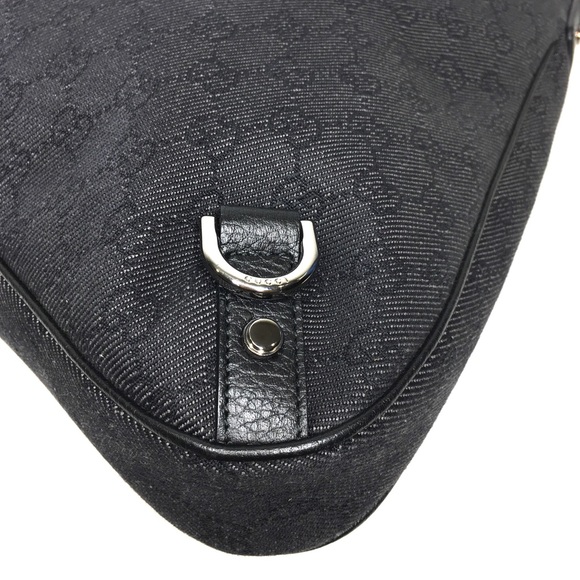 Authentic Gucci Abbey hobo bag black canvas - Picture 16 of 16